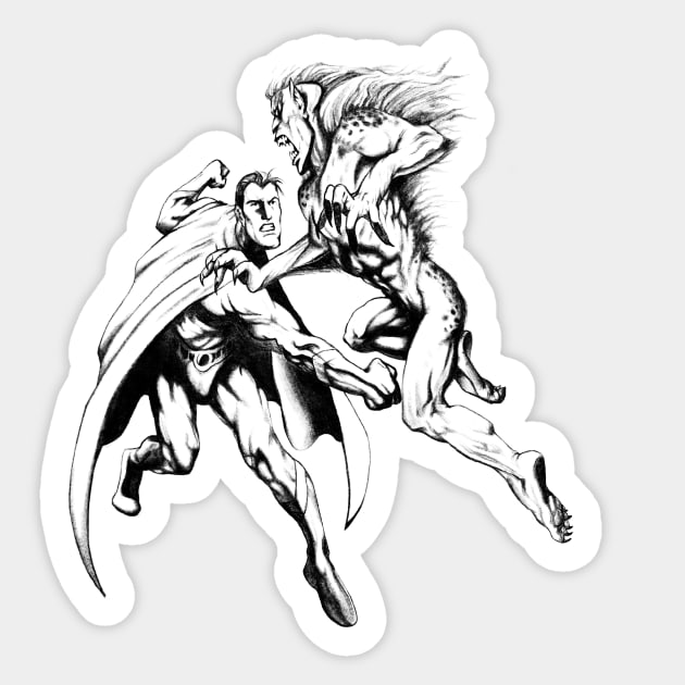 Unbreakable Battle with Jaguaro Sticker by slyFinch